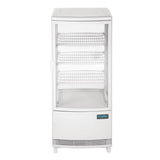 Polar C-Series Energy Efficient Curved Door Display Fridge White - 86Ltr
