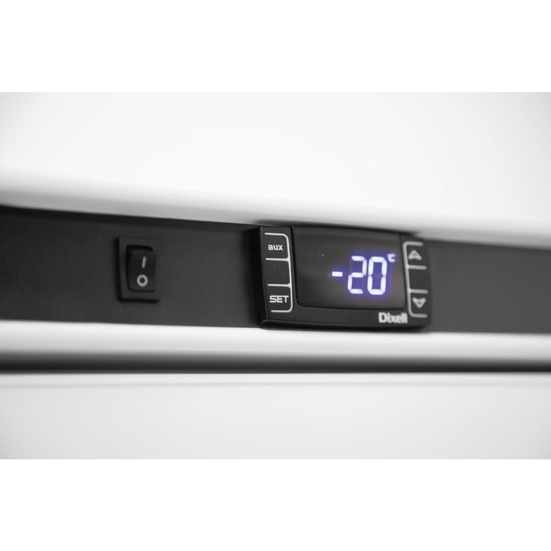 Polar C-Series Glass Door Display Freezer White 365Ltr