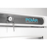 Polar C-Series Glass Door Display Freezer White 365Ltr