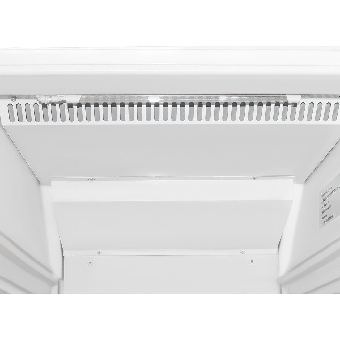 Polar C-Series Upright Display Fridge White 600Ltr