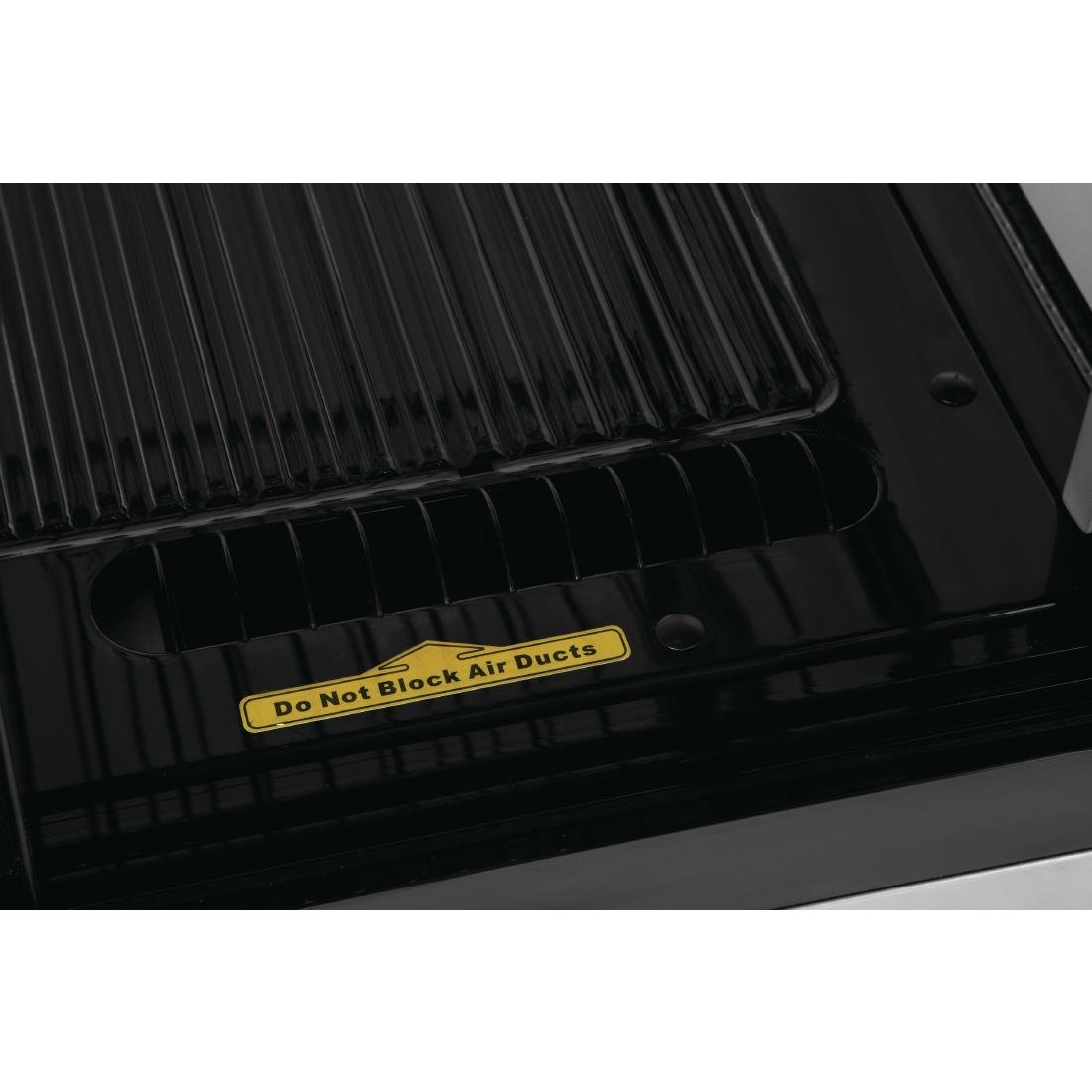 Polar G-Series Energy Efficient Countertop Food Display Fridge Black - 160Ltr