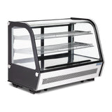 Polar G-Series Energy Efficient Countertop Food Display Fridge Black - 160Ltr