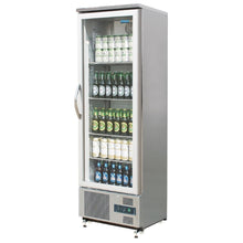 Load image into Gallery viewer, Polar G-Series Single Door Upright Back Bar Fridge St/St 307Ltr
