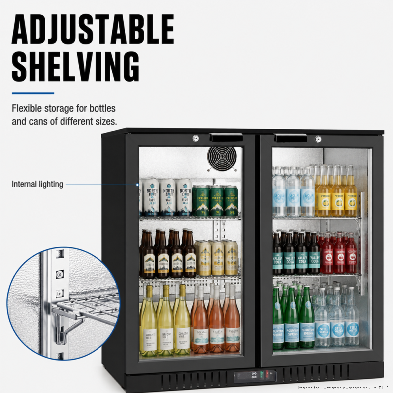 Thermaster LG-208HC – adjustable shelving and interior lighting