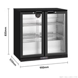 Thermaster LG-208HC – dimensions: 900 W × 530 D × 835 H mm