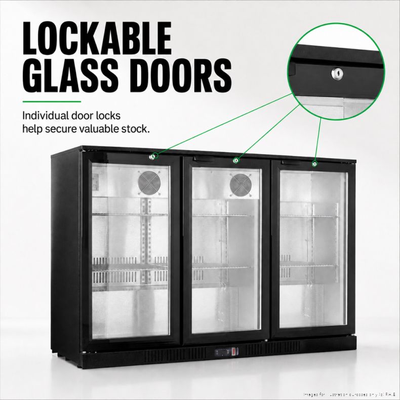 Thermaster LG-330HC – lockable glass doors