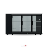 ComChef 360° rendered view of Thermaster LG-330SC sliding door bar cooler with rounded, softened edges