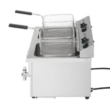Apuro Double Induction Fryer - 2x7.5ltr - 2x3kW