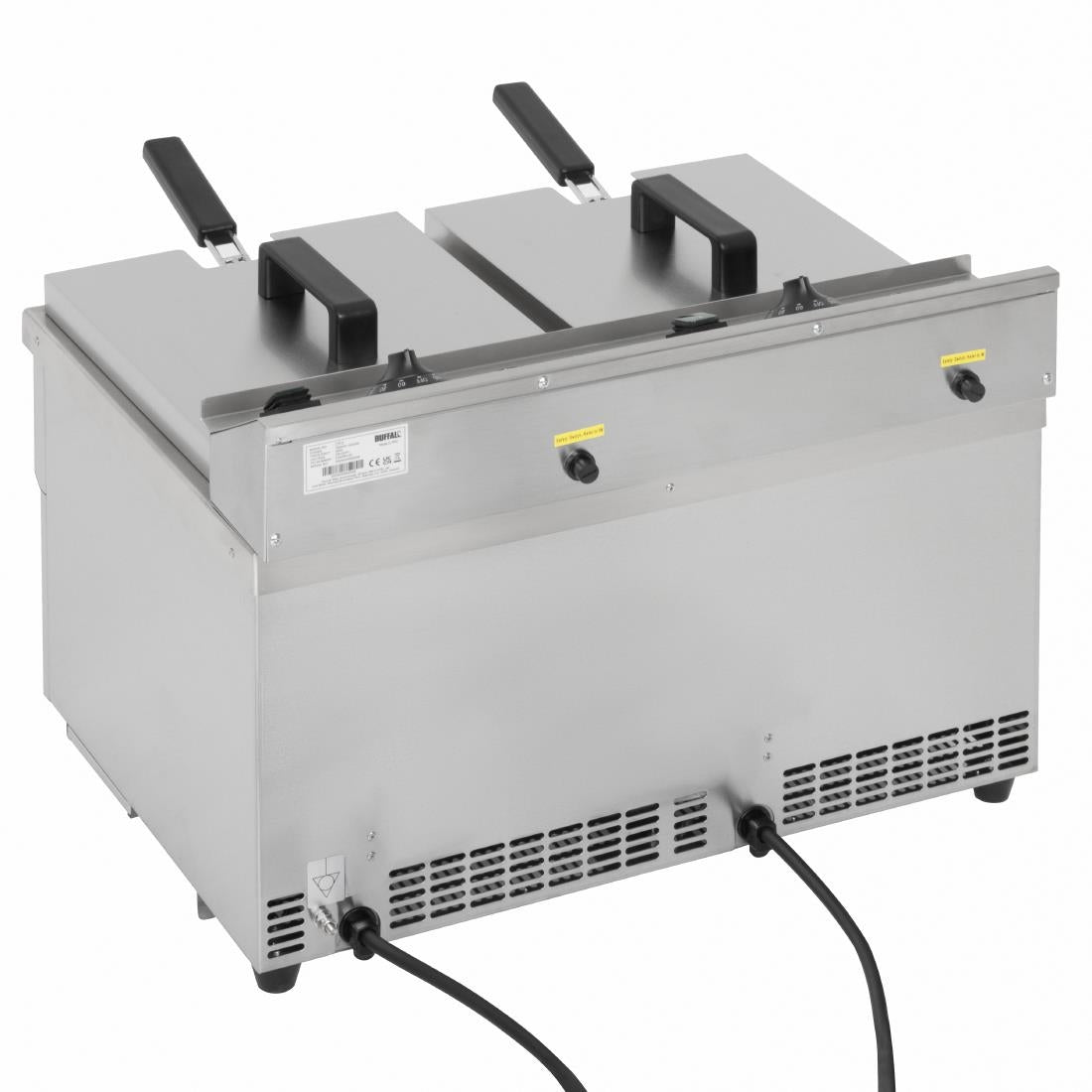 Apuro Double Induction Fryer - 2x7.5ltr - 2x3kW