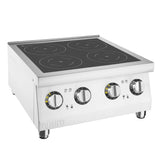 Apuro Induction Hob Four Zone - 2x3kW