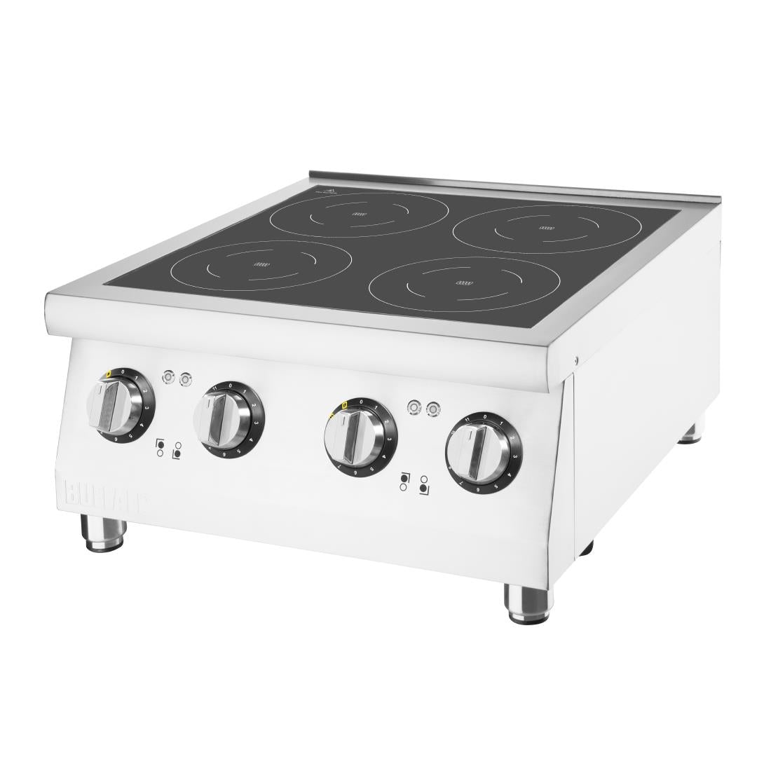Apuro Induction Hob Four Zone - 2x3kW