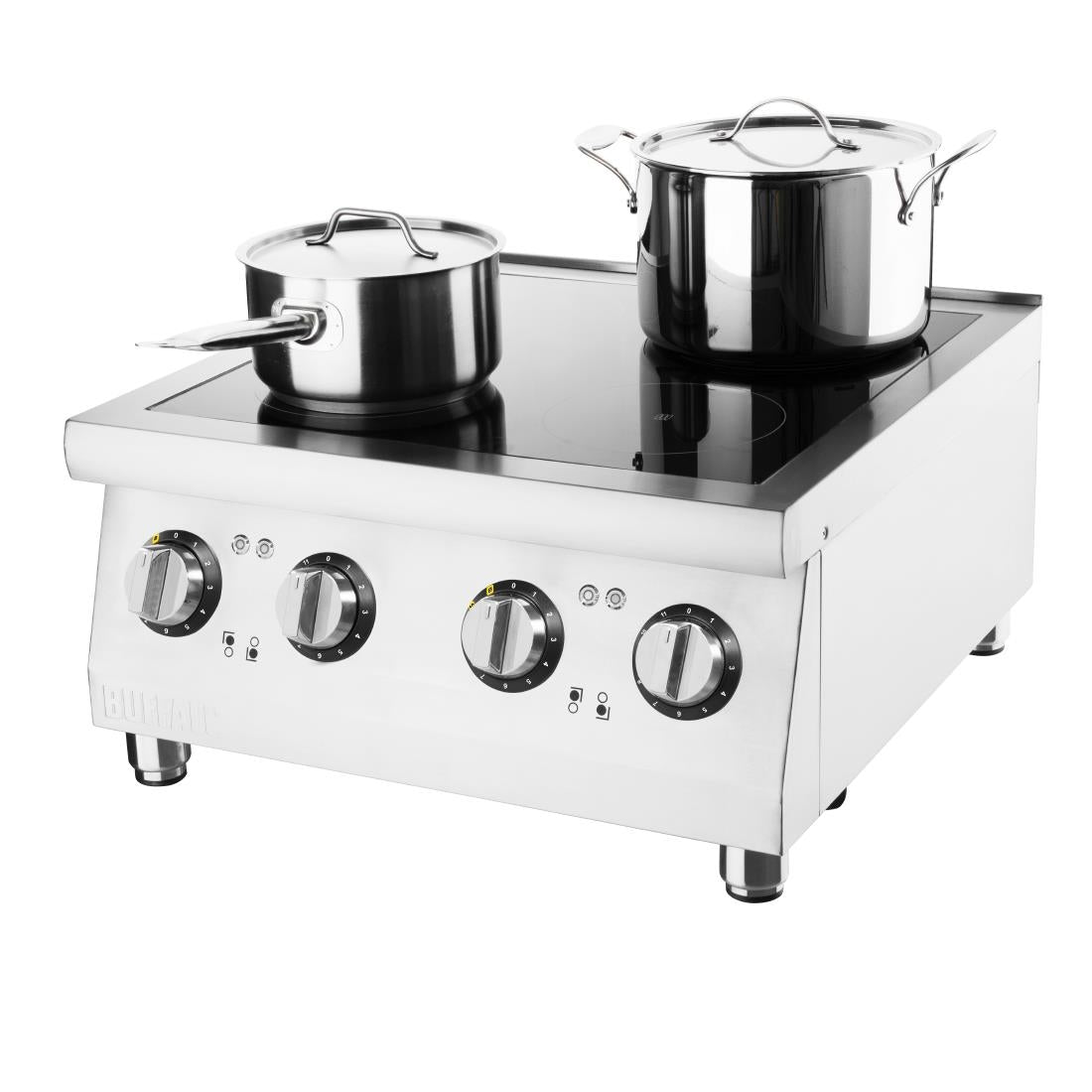 Apuro Induction Hob Four Zone - 2x3kW