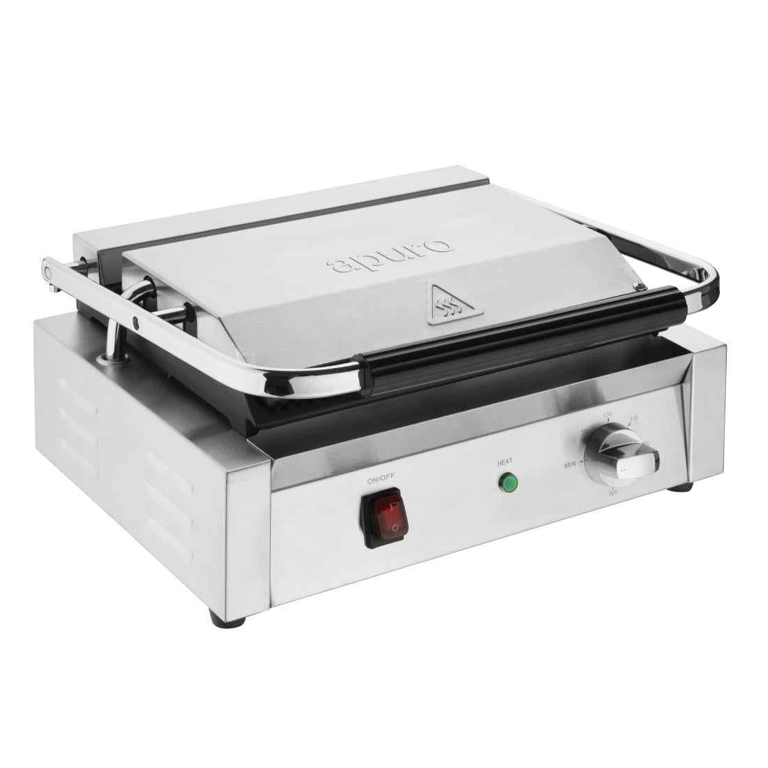 Apuro Bistro Contact Grill - Large (Ribbed/Ribbed)