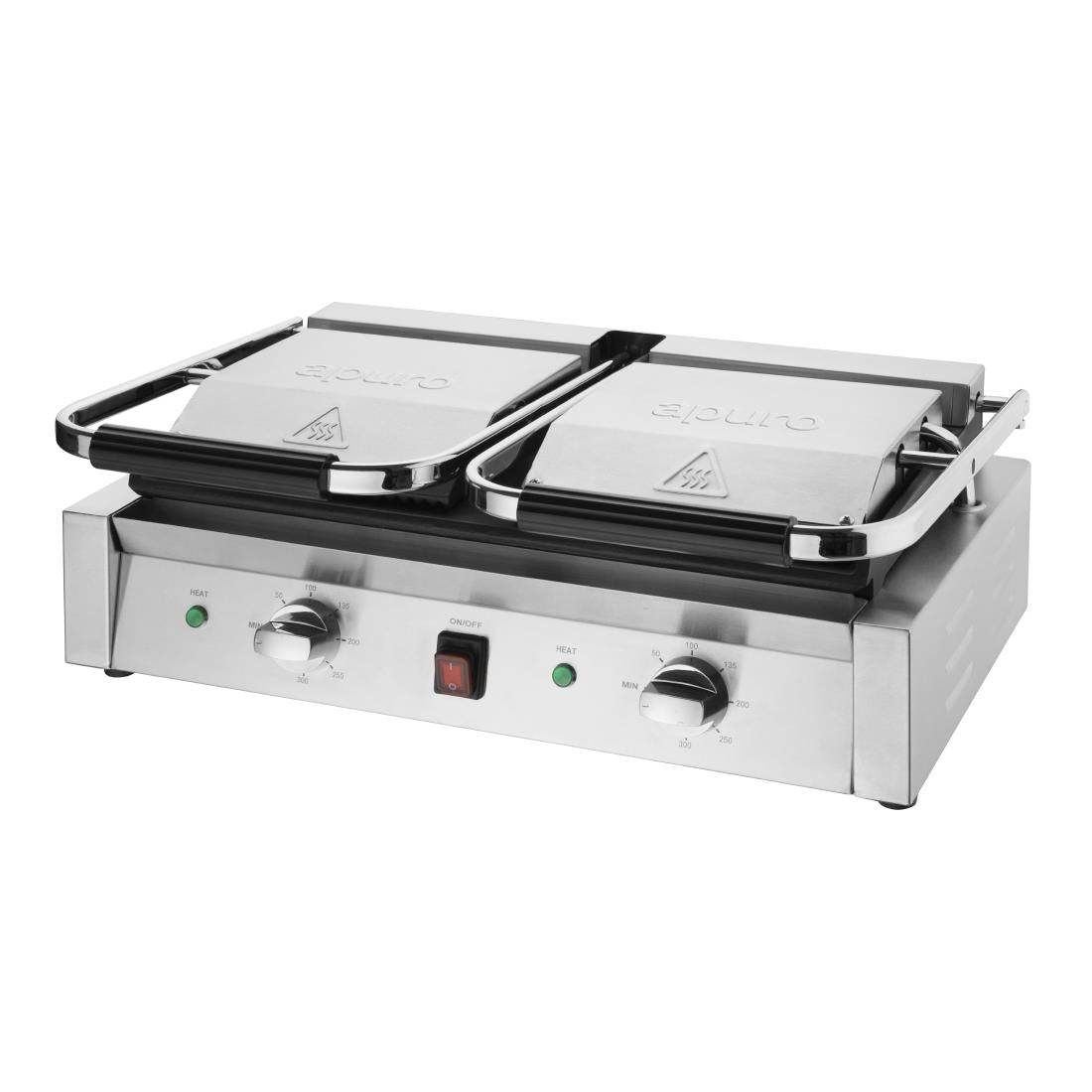 Apuro Bistro Contact Grill - Double Flat Plate