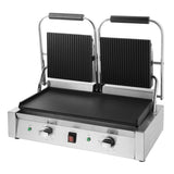 Apuro Bistro Contact Grill - Double (Ribbed/Flat)