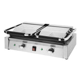 Apuro Bistro Contact Grill - Double (Ribbed/Flat)