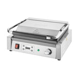 Apuro Extra Large Single Contact Grill Large Ribbed/Flat Plate