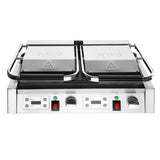 Apuro Double Contact Grill Flat Left/Ribbed Right Plate
