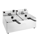 Apuro Double Fryer - 2x5Ltr - 2x2.8kW