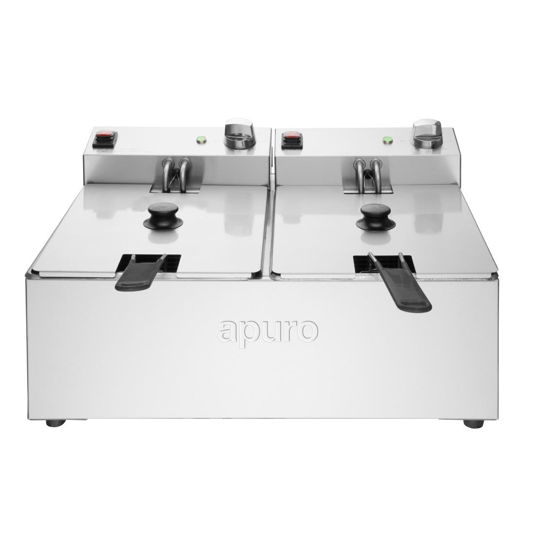 Apuro Double Fryer - 2x5Ltr - 2x2.8kW