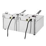 Apuro Double Fryer - 2x5Ltr - 2x2.8kW