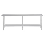Vogue Premium 304  Stainless Steel Table - 2400x600x900mm