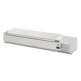 Polar G-Series Countertop Prep Fridge with Lid 6x 1/4GN with Hard Stainless Lid