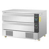 Polar U-Series Double Drawer Counter Fridge Freezer 6xGN