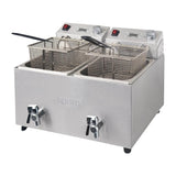 Apuro Double Fryer with Timer - 2x8Ltr - 2.9kW
