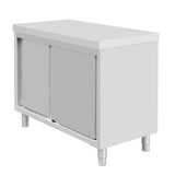 Vogue Standing Floor Cupboard Stainless Steel - 900x1200x600mm