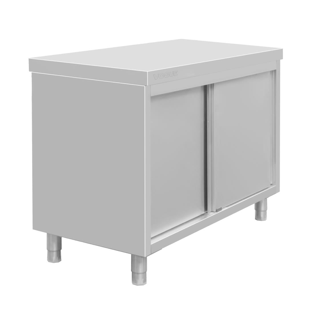 Vogue Standing Floor Cupboard Stainless Steel - 900x1200x600mm