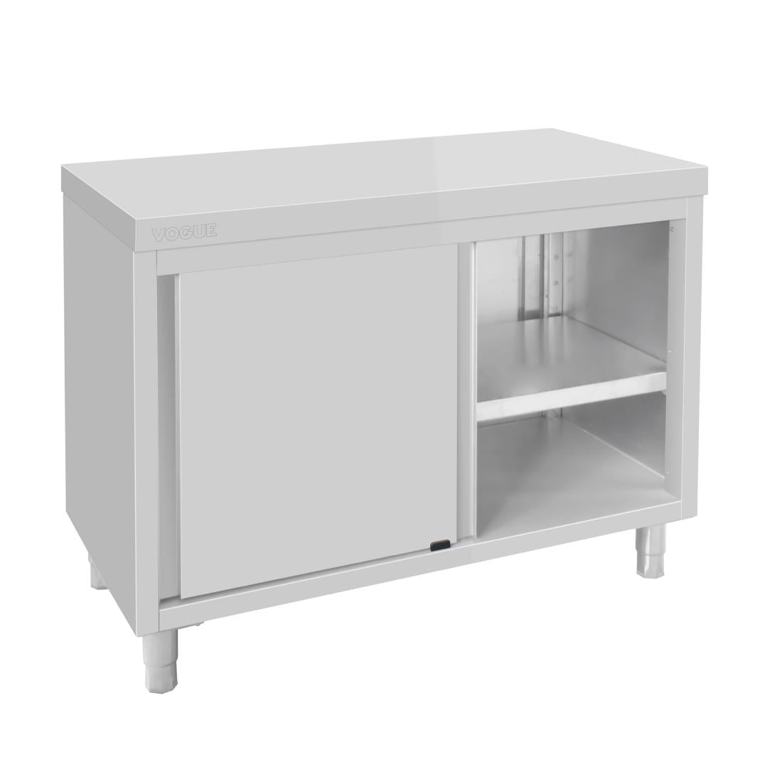 Vogue Standing Floor Cupboard Stainless Steel - 900x1200x600mm