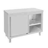 Vogue Standing Floor Cupboard Stainless Steel - 900x1200x600mm