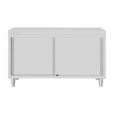 Vogue Standing Floor Cupboard Stainless Steel - 900x1500x600mm