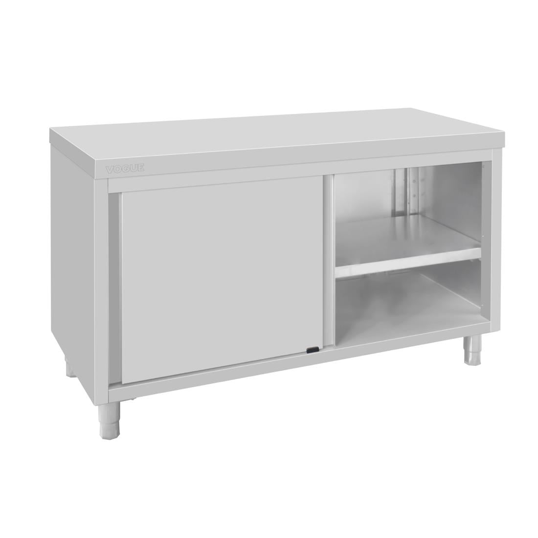 Vogue Standing Floor Cupboard Stainless Steel - 900x1500x600mm