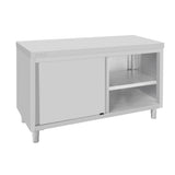Vogue Standing Floor Cupboard Stainless Steel - 900x1500x600mm