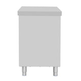 Vogue Standing Floor Cupboard Stainless Steel - 900x1500x600mm