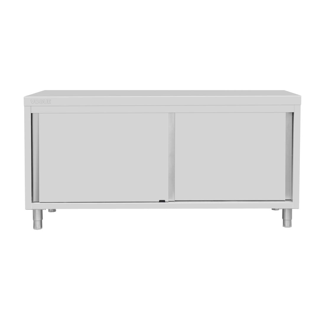 Vogue Standing Floor Cupboard Stainless Steel - 900x1800x600mm