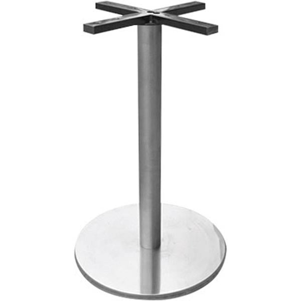 8001-2 620 Round Stainless Steel Table Base 720H  - F.E.D