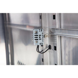 Polar U-Series Refrigerated GN Counter Saladette with Sneeze Guard - 3 Door