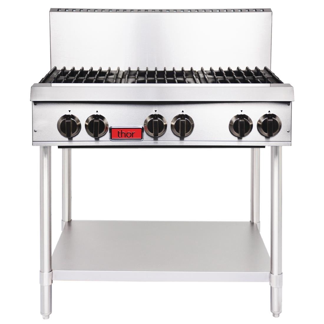 Thor 36" Gas Hob 6 Open Burners Safety Valve w/Flame Failure Protect TR-HP636F