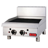 Thor Gas Char Broiler 24" - Radiant manual controls w/flame fail NG TR-CBR24F NG