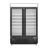 Polar G-Series Upright Display Freezer Black - 920Ltr