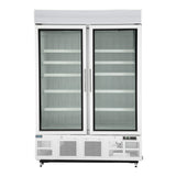 Polar G-Series Upright Display Freezer White - 920Ltr
