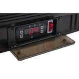 Polar G-Series Back Bar Cooler with Single Solid Hinged Door Black - 850mm