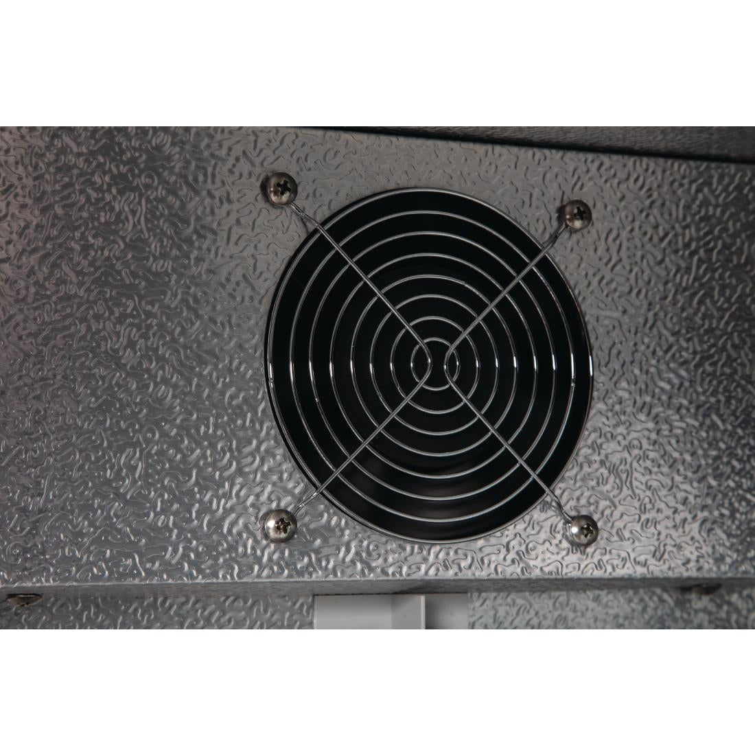 Polar G-Series Back Bar Cooler with Single Solid Hinged Door Black - 900mm