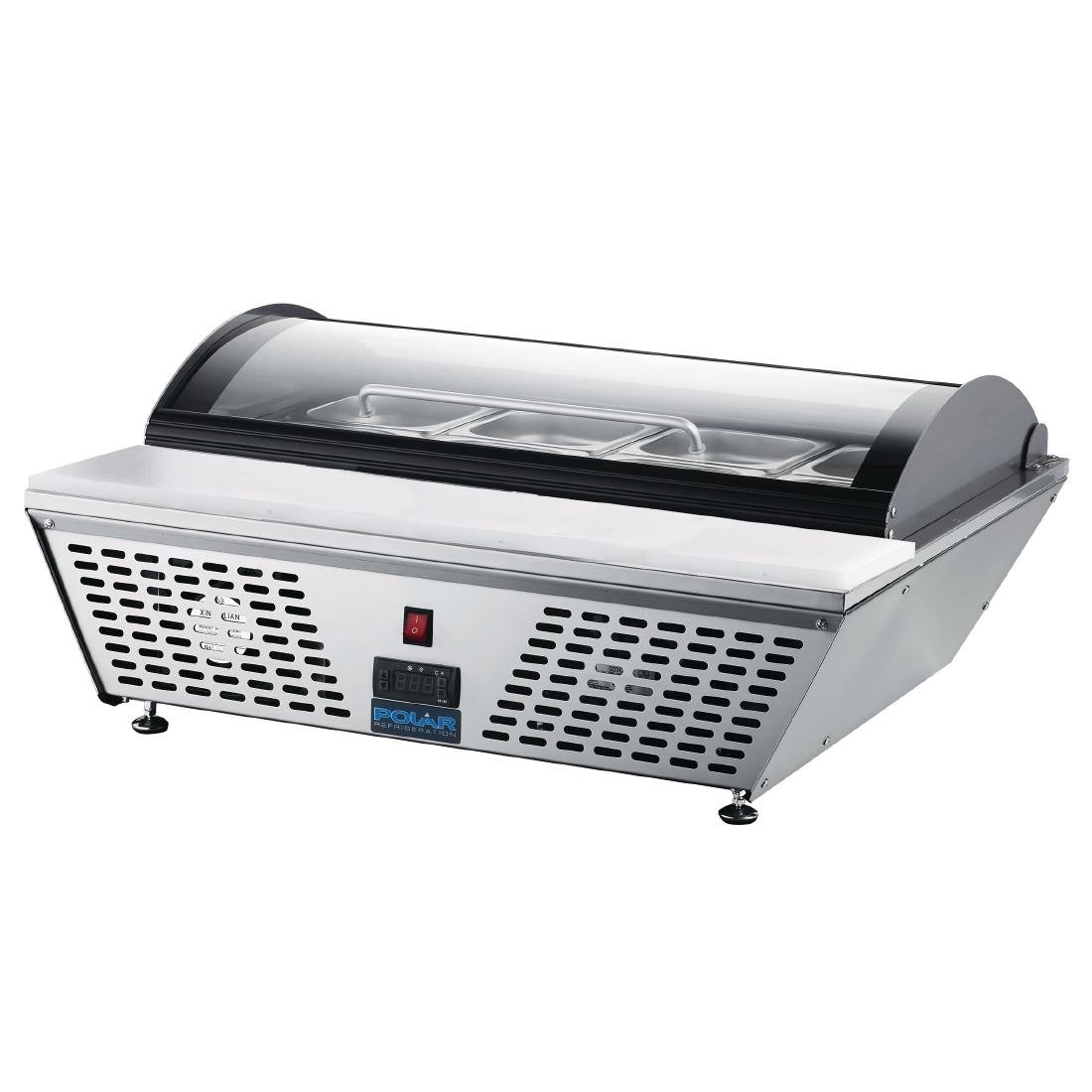 Polar G-Series Energy Efficient Countertop Prep Fridge - 4 x GN 1/3