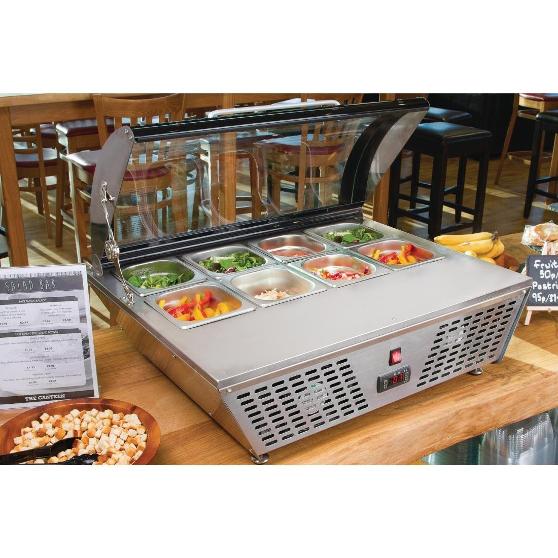 Polar G-Series Energy Efficient Countertop Prep Fridge - 4 x GN 1/3