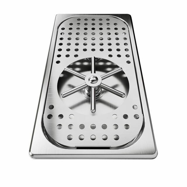 Glass/Milk Jug Rinser with Drain Tray