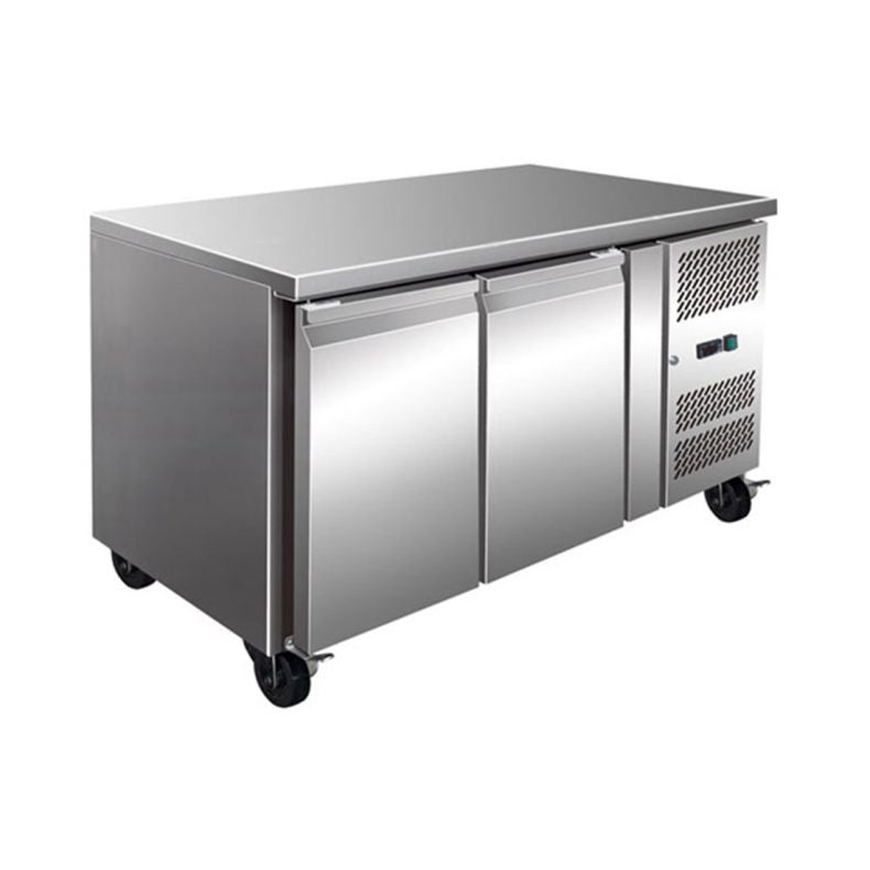 GN2100BT TROPICALISED 2 Door Gastronorm Bench Freezer  - Temperate Thermaster